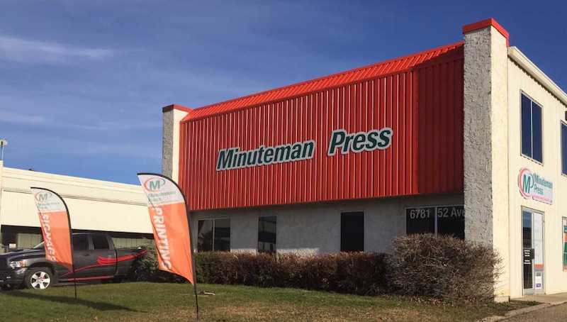 Minuteman Press Printing Franchise in Red Deer, Alberta Moves to Brand New Facility